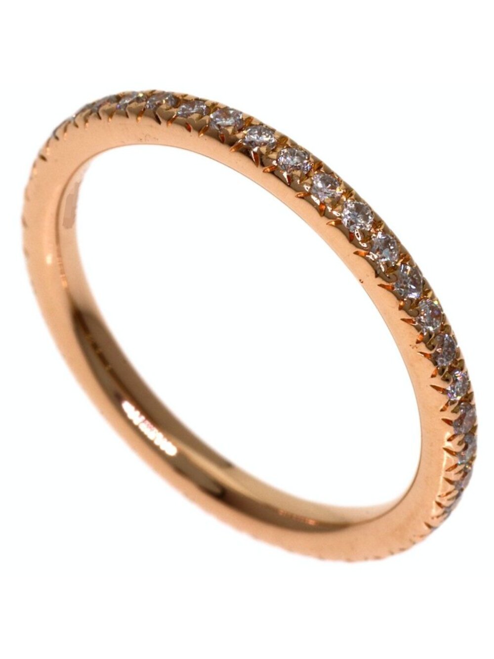 Tiffany & Co Soleste Full Eternity Diamond Ring 18k Pink Gold